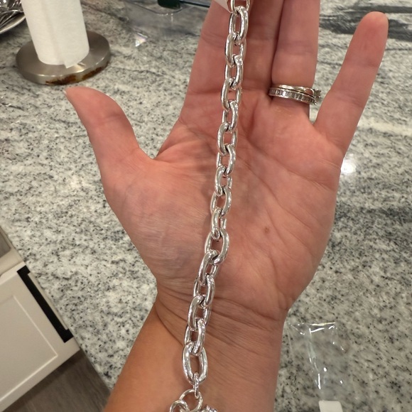 Solid Link Bracelet in Sterling Silver (7.25 In) 18.76 Grams - Picture 4 of 6